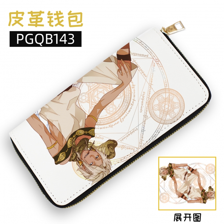 Magi Anime leather zipper wallet supports customization to images PGQB143