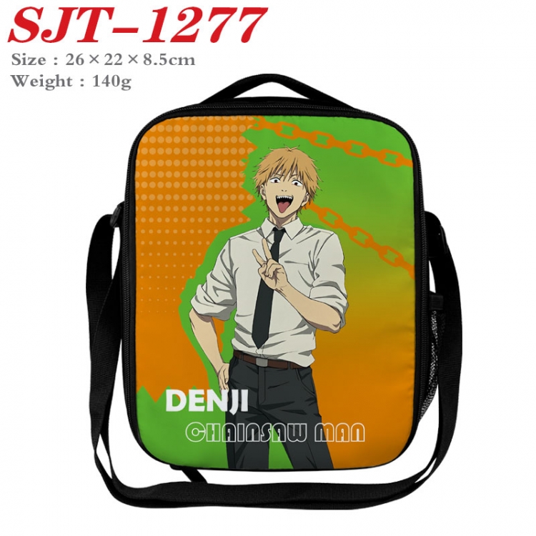 Chainsaw man Anime Lunch Bag Crossbody Bag 26x22x8.5cm  SJT-1277