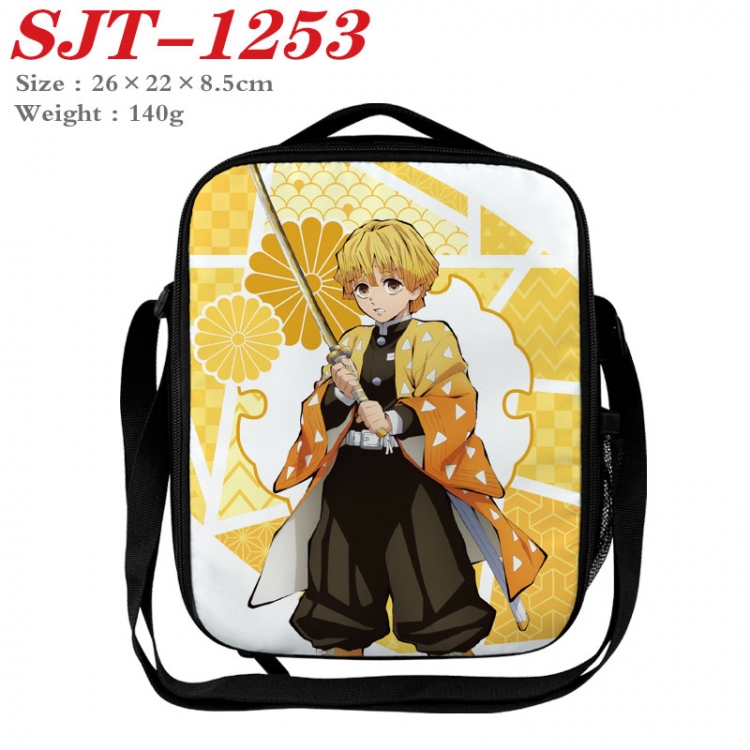 Demon Slayer Kimets Anime Lunch Bag Crossbody Bag 26x22x8.5cm SJT-1253