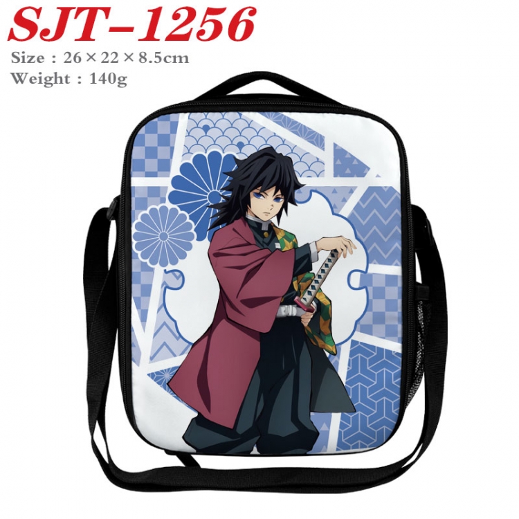 Demon Slayer Kimets Anime Lunch Bag Crossbody Bag 26x22x8.5cm SJT-1256