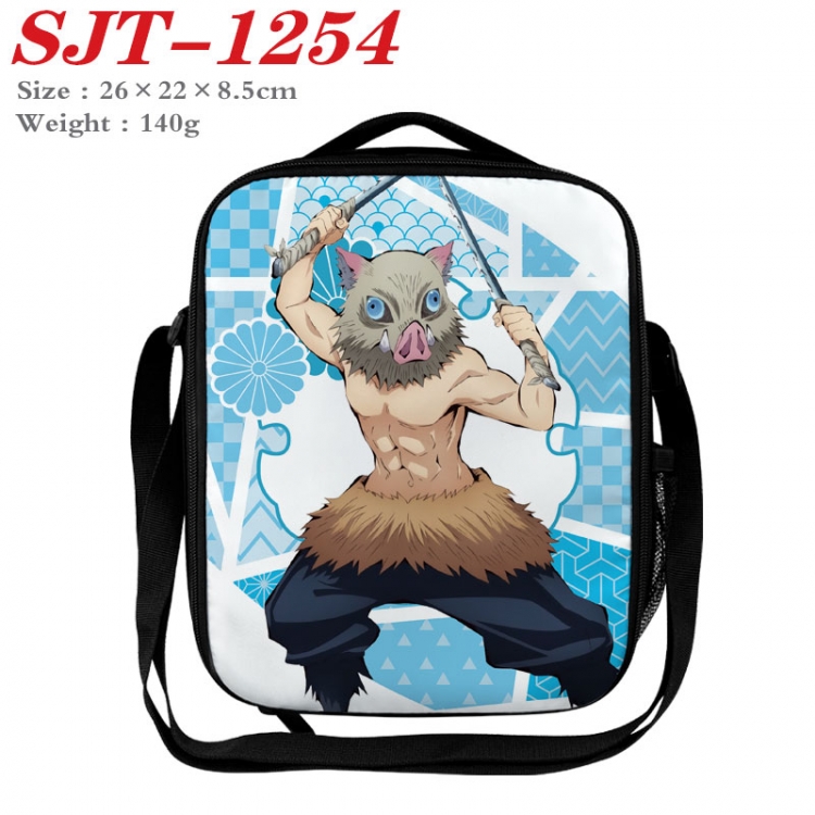 Demon Slayer Kimets Anime Lunch Bag Crossbody Bag 26x22x8.5cm SJT-1254