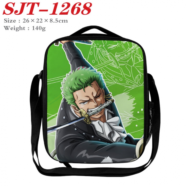 One Piece Anime Lunch Bag Crossbody Bag 26x22x8.5cm  SJT-1268
