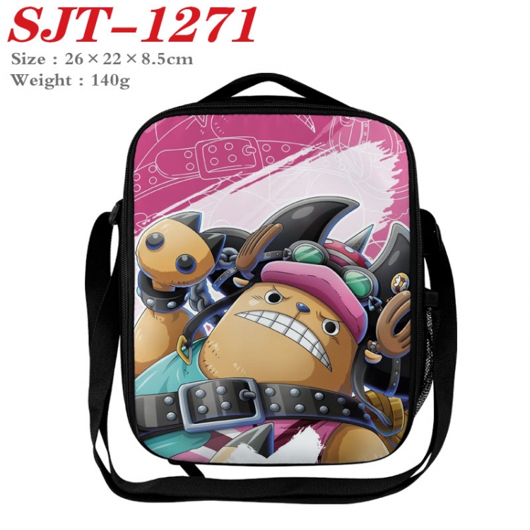 One Piece Anime Lunch Bag Crossbody Bag 26x22x8.5cm SJT-1271