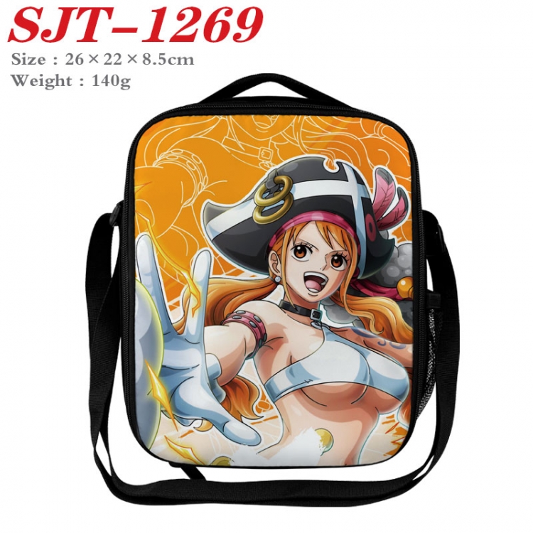 One Piece Anime Lunch Bag Crossbody Bag 26x22x8.5cm  SJT-1269