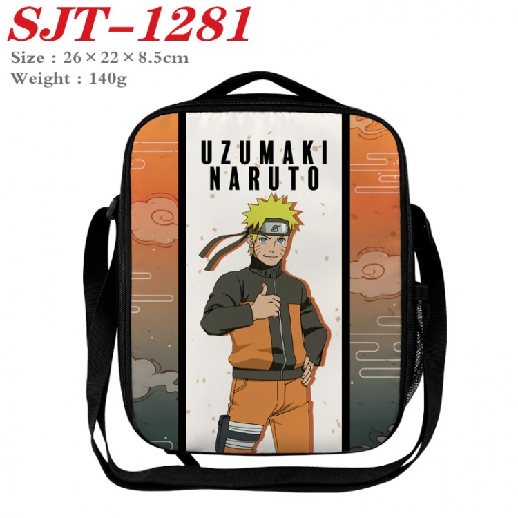 Naruto Anime Lunch Bag Crossbody Bag 26x22x8.5cm SJT-1281