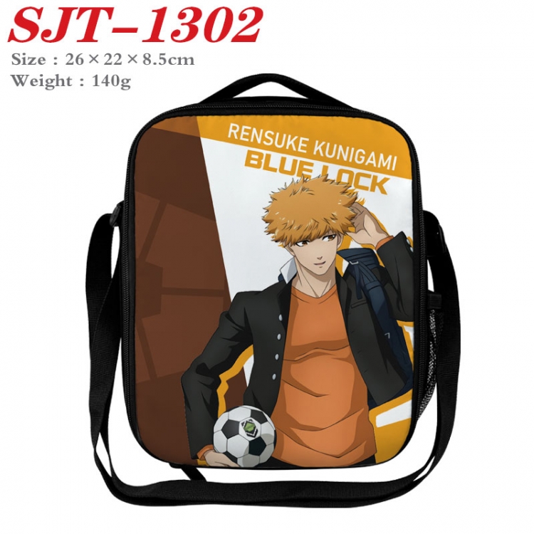 BLUE LOCK  Anime Lunch Bag Crossbody Bag 26x22x8.5cm  SJT-1302