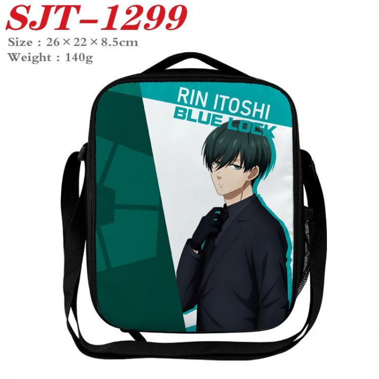 BLUE LOCK  Anime Lunch Bag Crossbody Bag 26x22x8.5cm SJT-1299