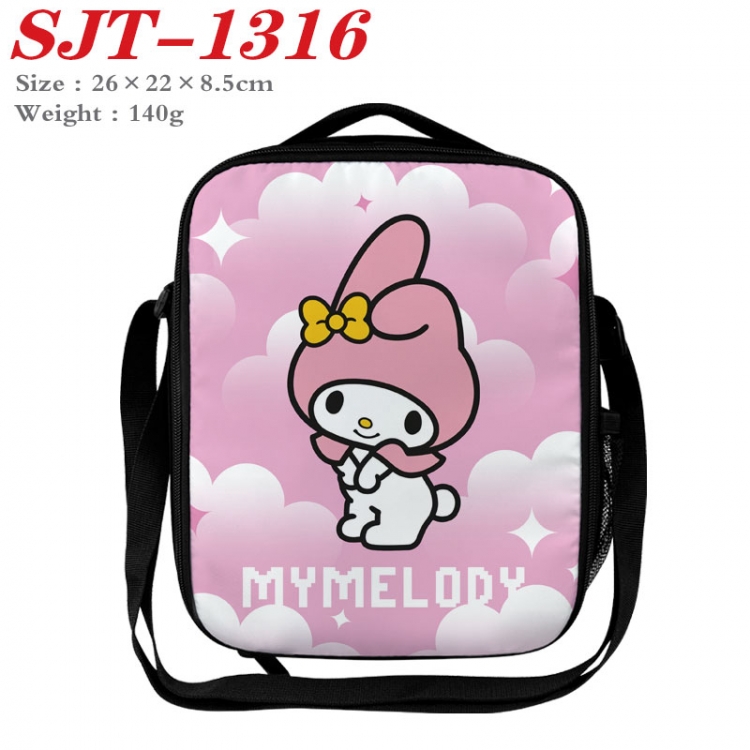 sanrio Anime Lunch Bag Crossbody Bag 26x22x8.5cm SJT-1316