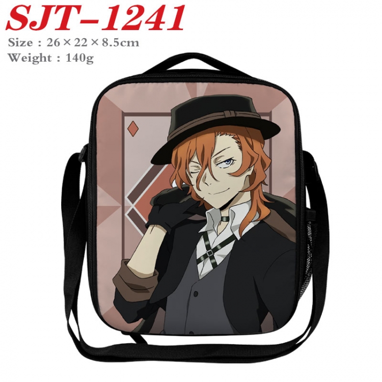 Bungo Stray Dogs Anime Lunch Bag Crossbody Bag 26x22x8.5cm  SJT-1241