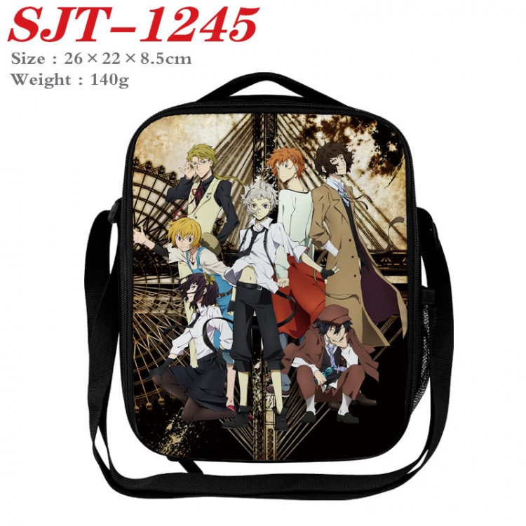 Bungo Stray Dogs Anime Lunch Bag Crossbody Bag 26x22x8.5cm SJT-1245