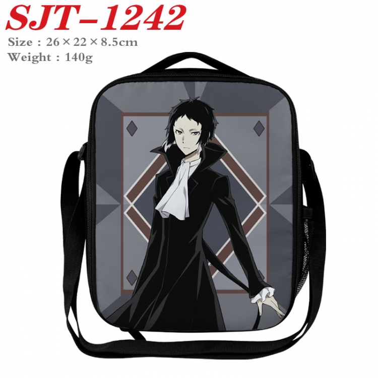 Bungo Stray Dogs Anime Lunch Bag Crossbody Bag 26x22x8.5cm  SJT-1242