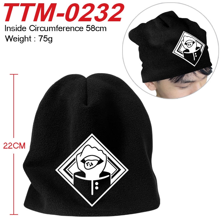 Jujutsu Kaisen Printed plush cotton hat with a hat circumference of 58cm (adult size) TTM-0232