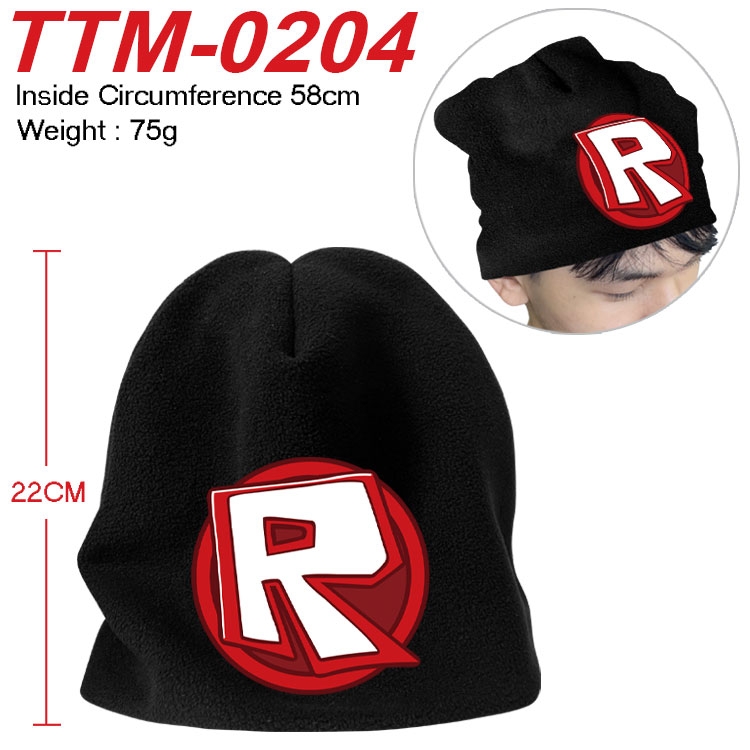 Roblox Printed plush cotton hat with a hat circumference of 58cm (adult size)  TTM-0204