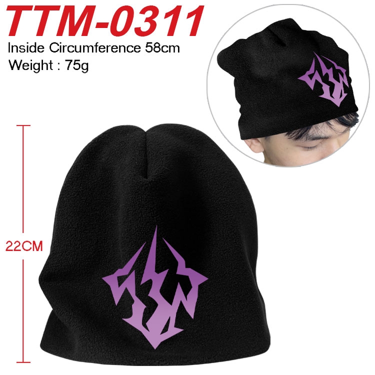 Honkai: Star Rail Printed plush cotton hat with a hat circumference of 58cm (adult size)  TTM-0311