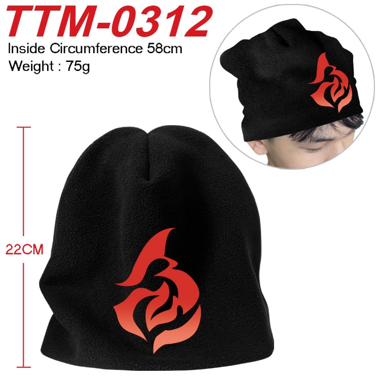 Honkai: Star Rail Printed plush cotton hat with a hat circumference of 58cm (adult size)  TTM-0312