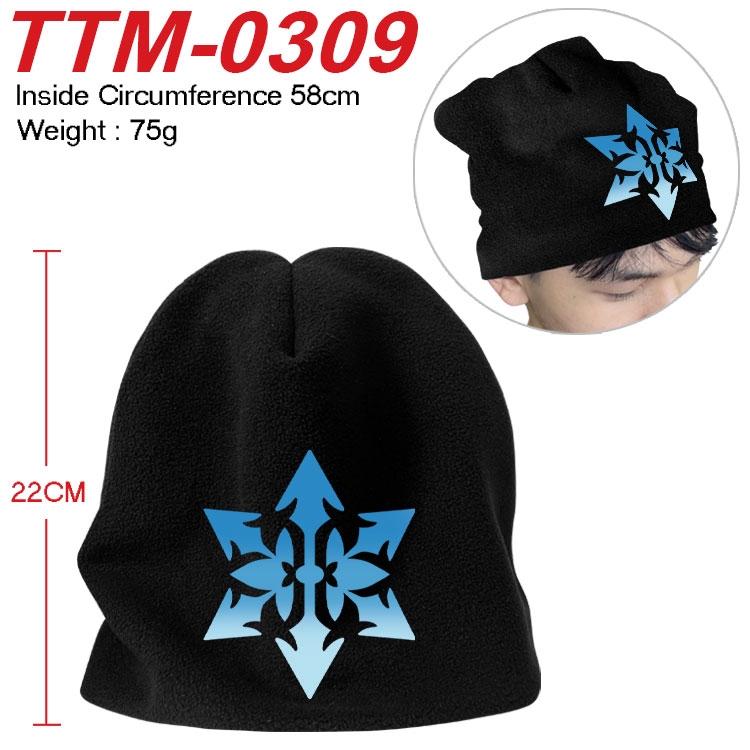 Honkai: Star Rail Printed plush cotton hat with a hat circumference of 58cm (adult size)  TTM-0309
