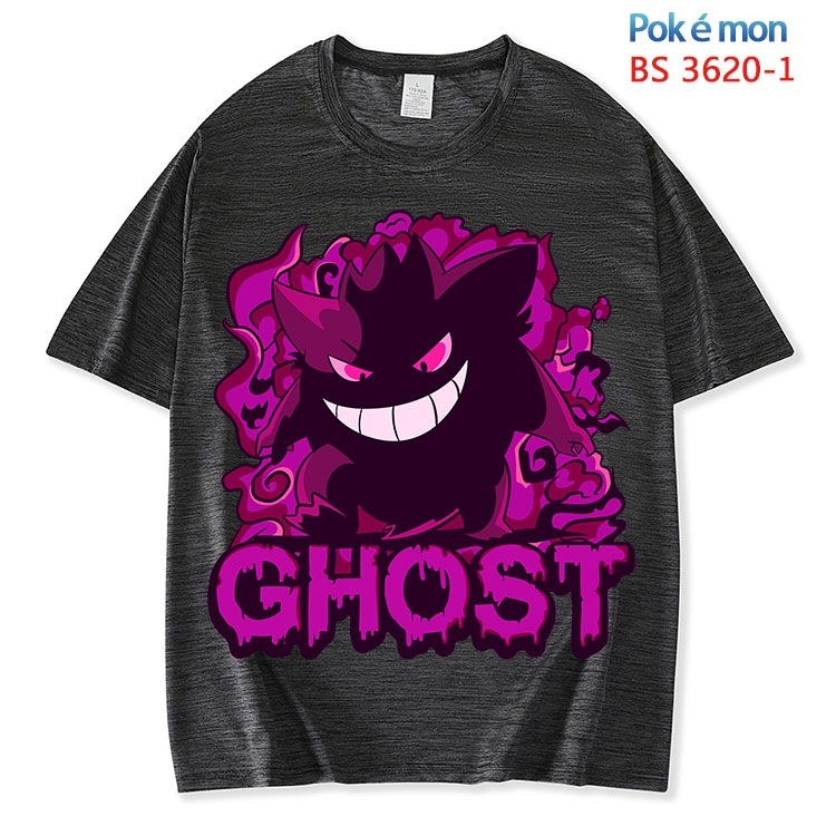 Pokemon  ice silk cotton loose and comfortable T-shirt from XS to 5XL BS-3620-1