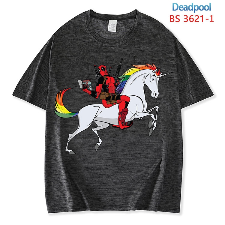 Deadpool ice silk cotton loose and comfortable T-shirt from XS to 5XL BS-3621-1