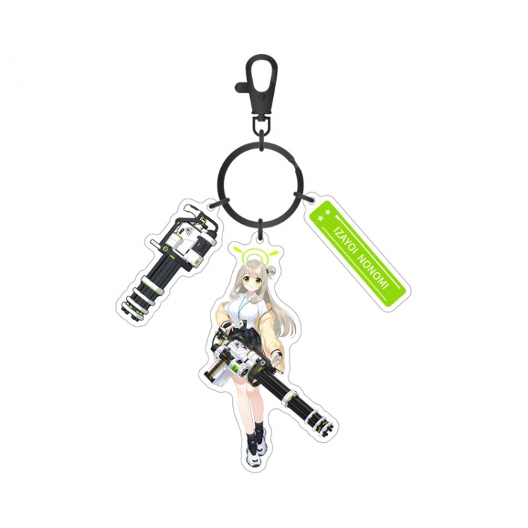 Blue Archive Anime surrounding sandwich acrylic 3 pendant keychain pendant price for 5 pcs