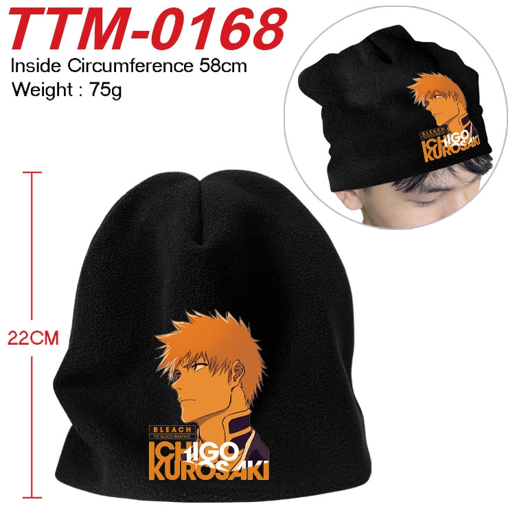 Bleach Printed plush cotton hat with a hat circumference of 58cm (adult size) TTM-0168