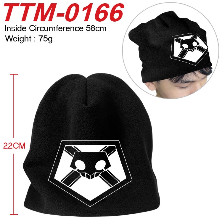 Bleach Printed plush cotton hat with a hat circumference of 58cm (adult size) TTM-0166