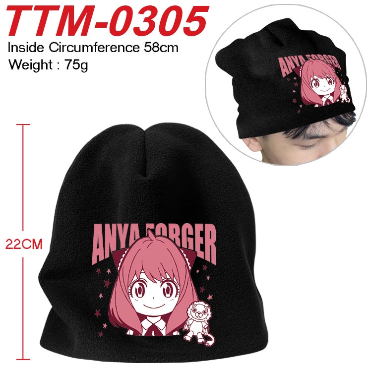 SPY×FAMILY  Printed plush cotton hat with a hat circumference of 58cm (adult size) TTM-0305