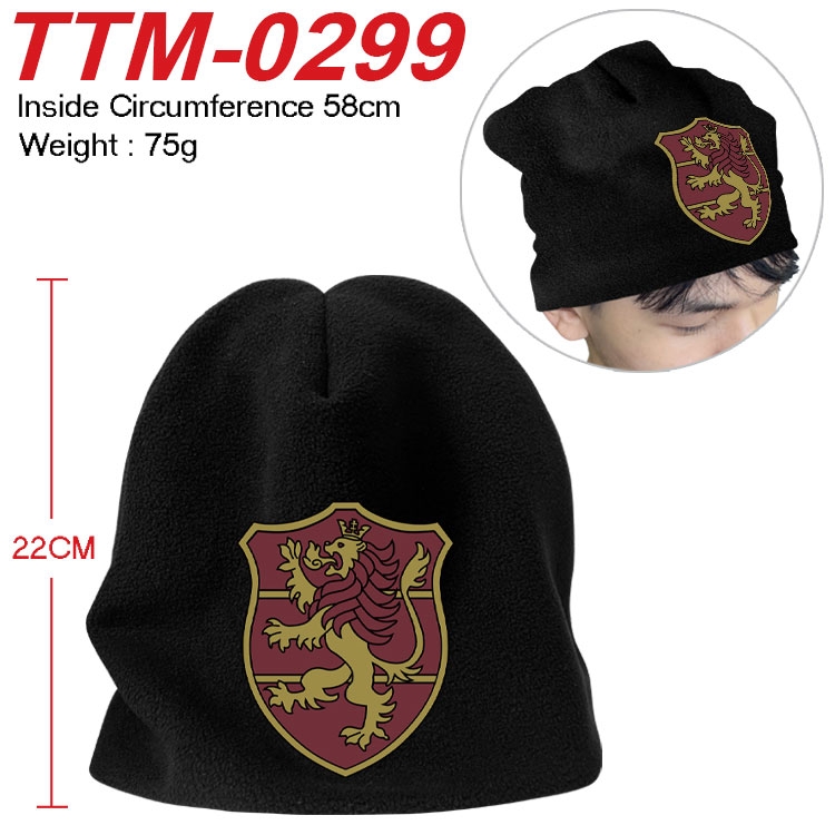 Black Clover Printed plush cotton hat with a hat circumference of 58cm (adult size)  TTM-0299