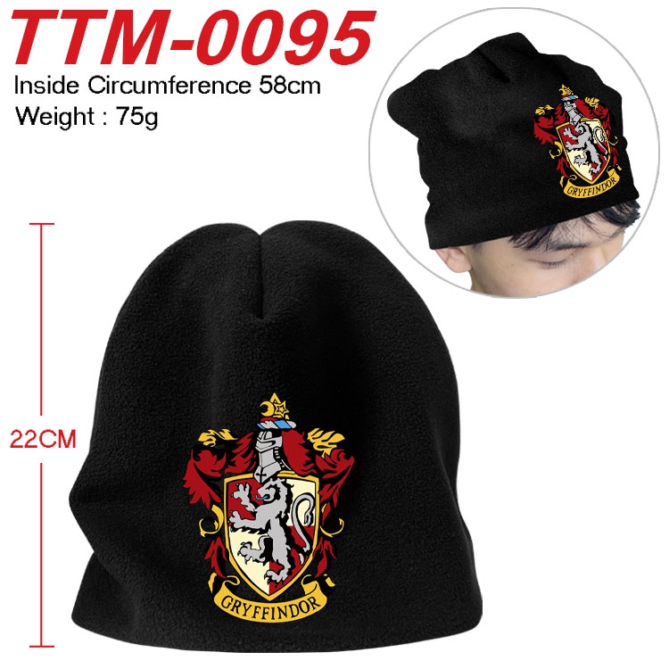 Harry Potter Printed plush cotton hat with a hat circumference of 58cm (adult size)  TTM-0095