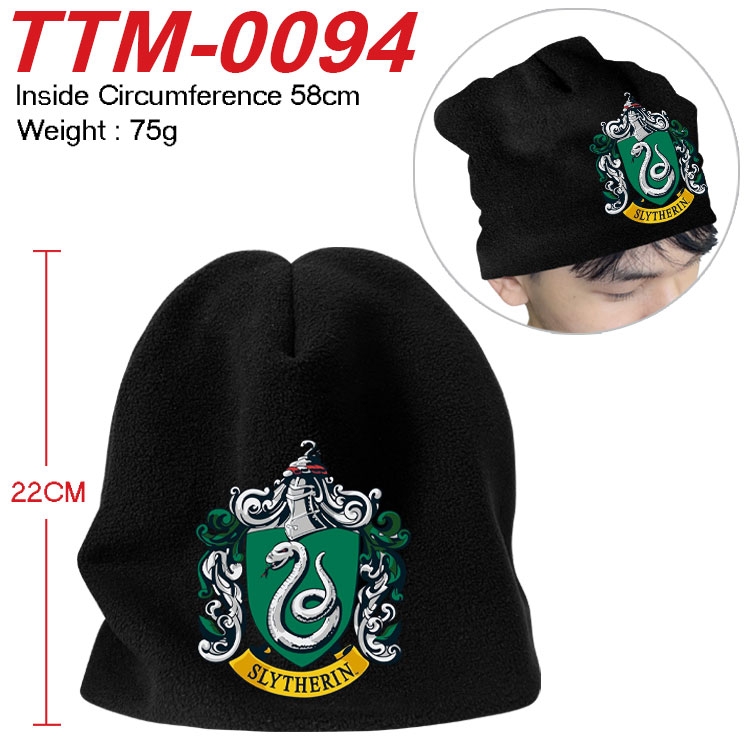 Harry Potter Printed plush cotton hat with a hat circumference of 58cm (adult size) TTM-0094