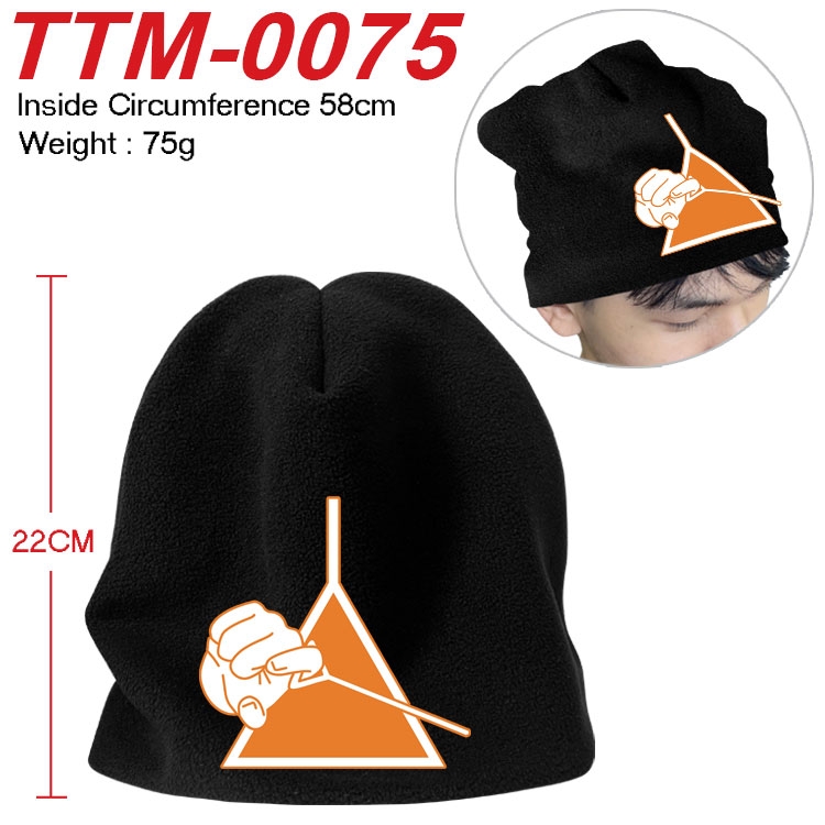 Chainsaw man Printed plush cotton hat with a hat circumference of 58cm (adult size) TTM-0075