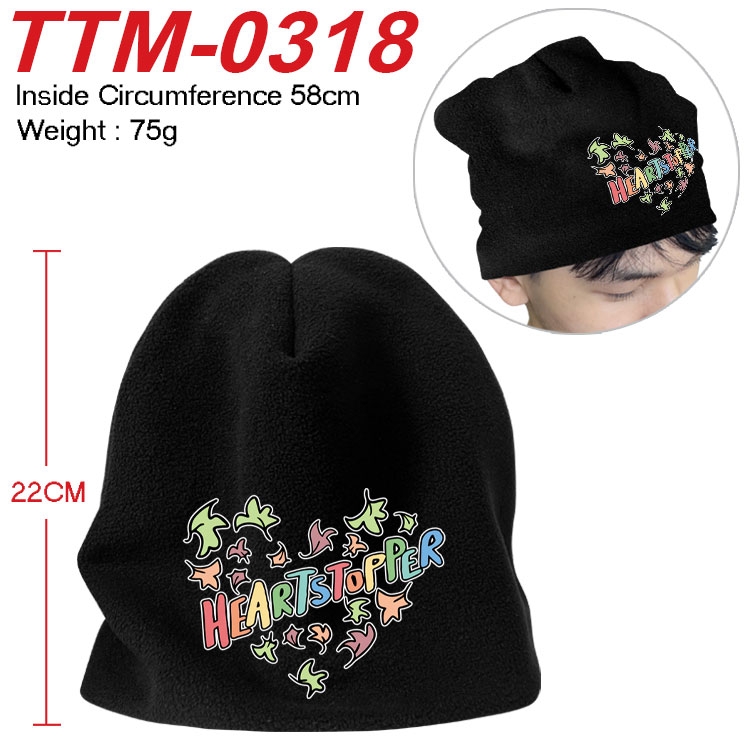 HEARTSTOPPER Printed plush cotton hat with a hat circumference of 58cm (adult size)  TTM-0318