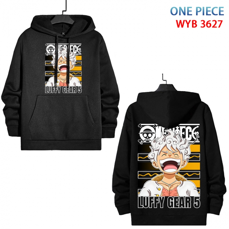 One Piece Anime peripheral pure cotton patch pocket sweater from XS to 4XL WYB-3627-3