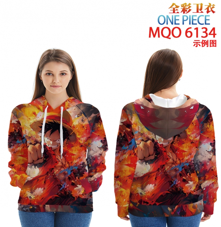 One Piece Long Sleeve Hooded Full Color Patch Pocket Sweatshirt from XXS to 4XL  MQO 6134
