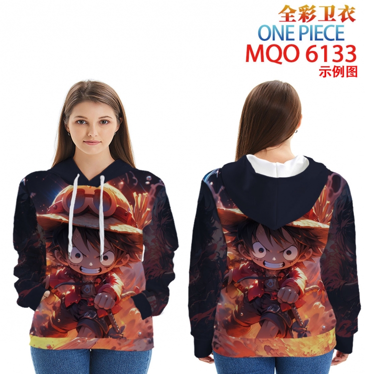 One Piece Long Sleeve Hooded Full Color Patch Pocket Sweatshirt from XXS to 4XL  MQO 6133