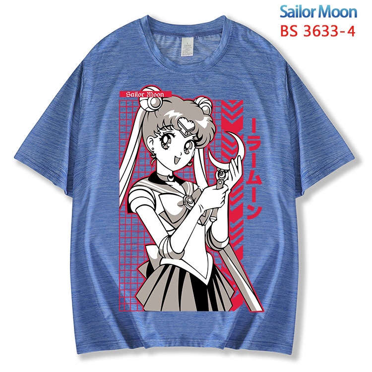 sailormoon ice silk cotton loose and comfortable T-shirt from XS to 5XL  BS-3633-4