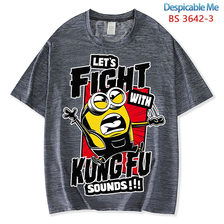 Despicable Me  ice silk cotton loose and comfortable T-shirt from XS to 5XL BS-3642-3