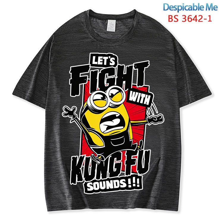 Despicable Me  ice silk cotton loose and comfortable T-shirt from XS to 5XL BS-3642-1