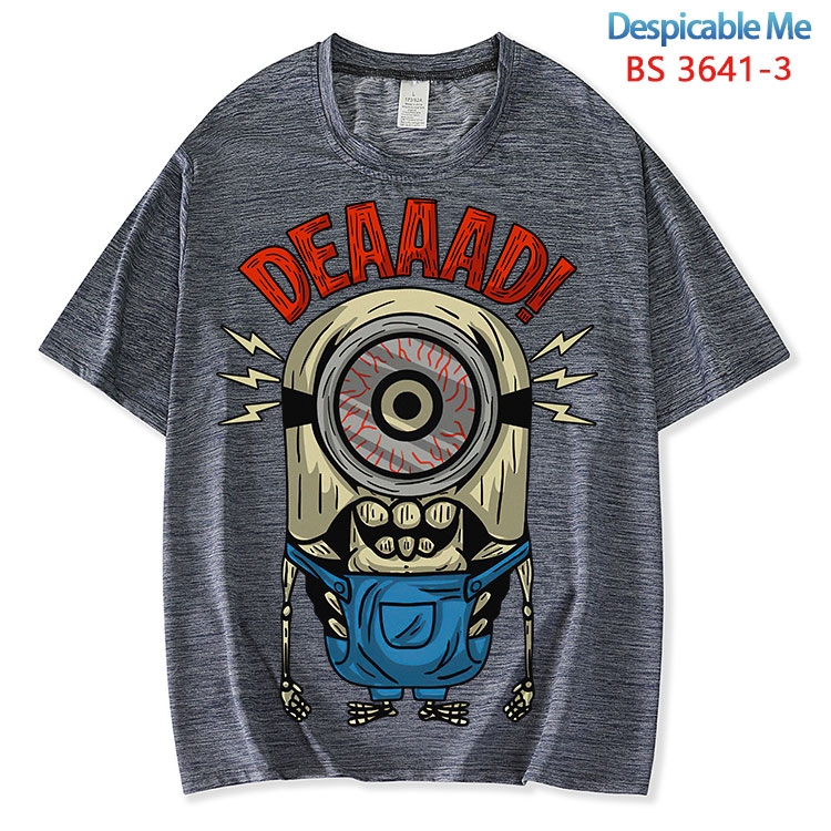 Despicable Me  ice silk cotton loose and comfortable T-shirt from XS to 5XL  BS-3641-3