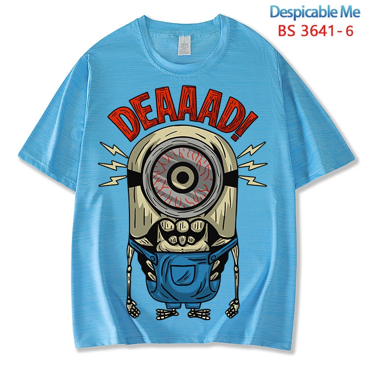Despicable Me  ice silk cotton loose and comfortable T-shirt from XS to 5XL BS-3641-6