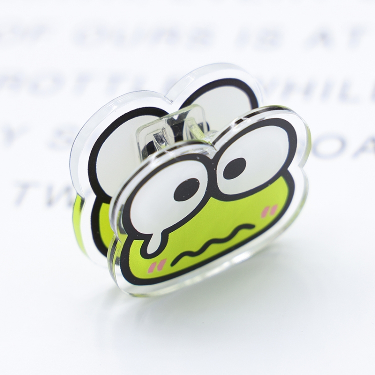 Big eyed frog Cartoon acrylic book clip creative multifunctional clip  price for 10 pcs F010