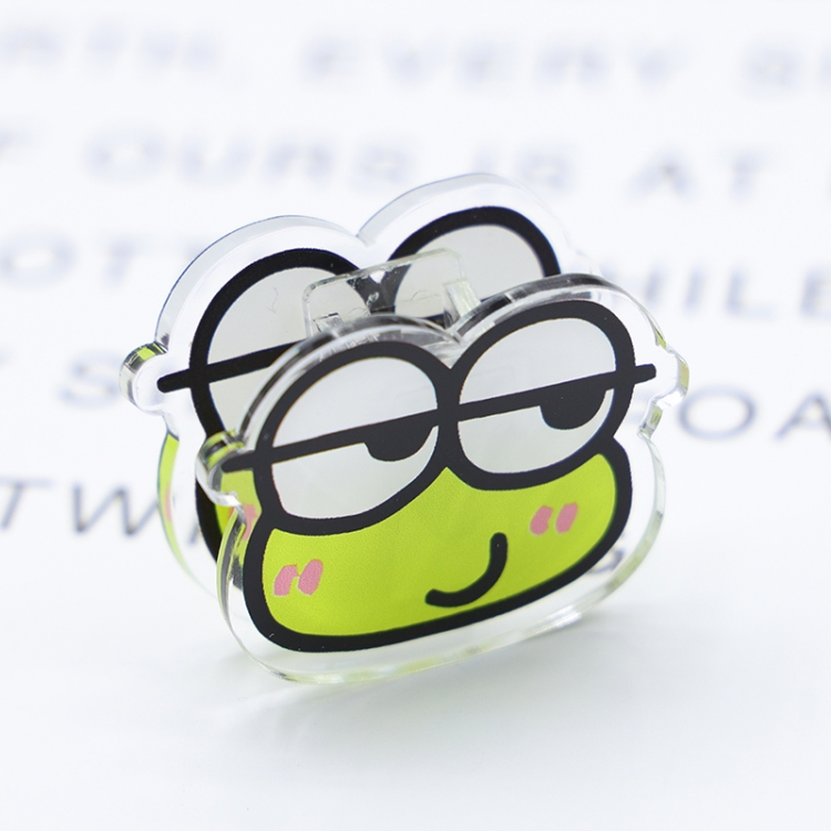 Big eyed frog Cartoon acrylic book clip creative multifunctional clip  price for 10 pcs F009