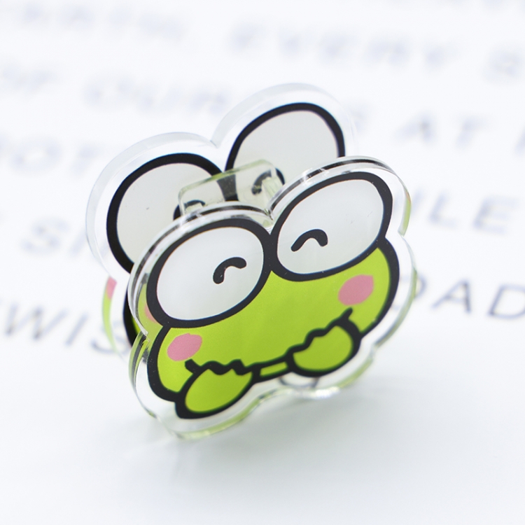 Big eyed frog Cartoon acrylic book clip creative multifunctional clip  price for 10 pcs F007