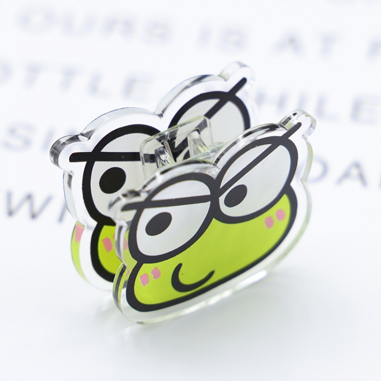 Big eyed frog Cartoon acrylic book clip creative multifunctional clip  price for 10 pcs F011