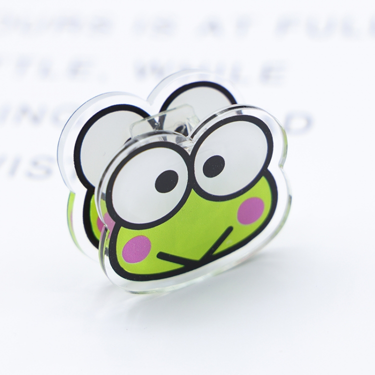 Big eyed frog Cartoon acrylic book clip creative multifunctional clip  price for 10 pcs F008