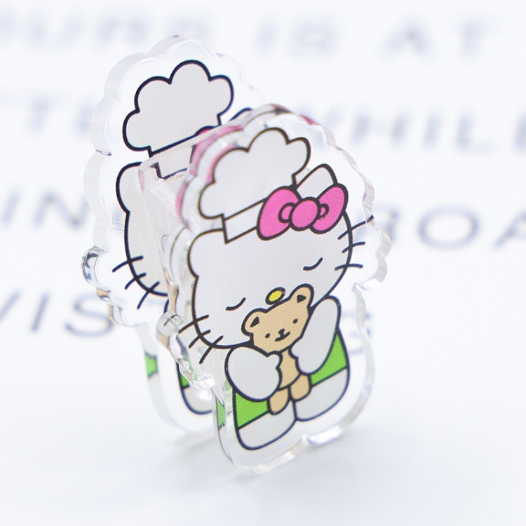 Hello Kitty Cartoon acrylic book clip creative multifunctional clip  price for 10 pcs F024