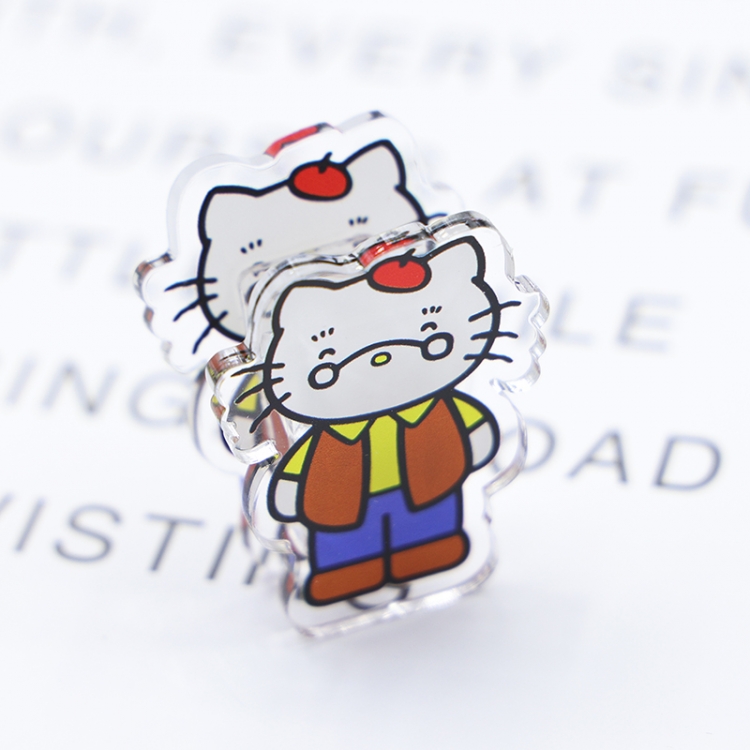 Hello Kitty Cartoon acrylic book clip creative multifunctional clip  price for 10 pcs F025