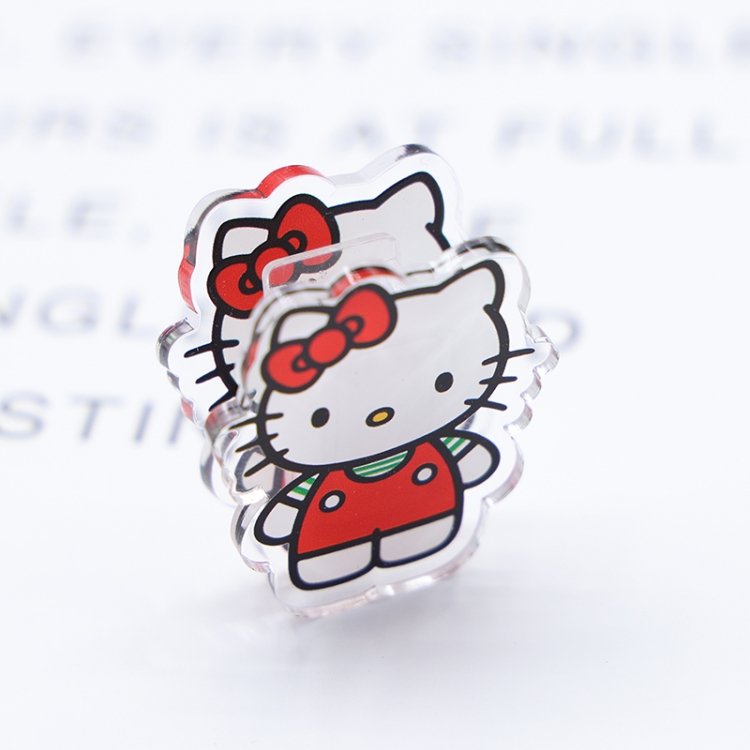 Hello Kitty Cartoon acrylic book clip creative multifunctional clip  price for 10 pcs F022
