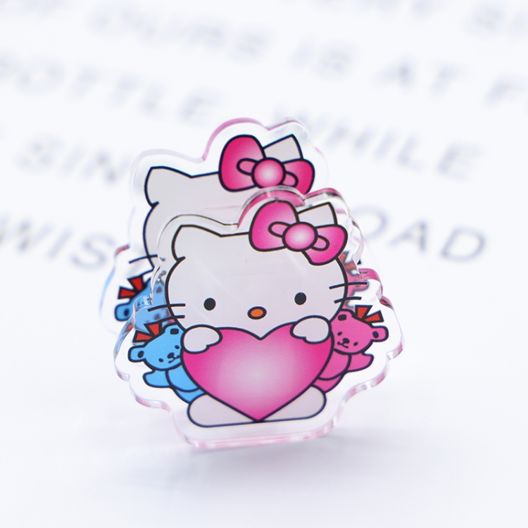 Hello Kitty Cartoon acrylic book clip creative multifunctional clip  price for 10 pcs F030