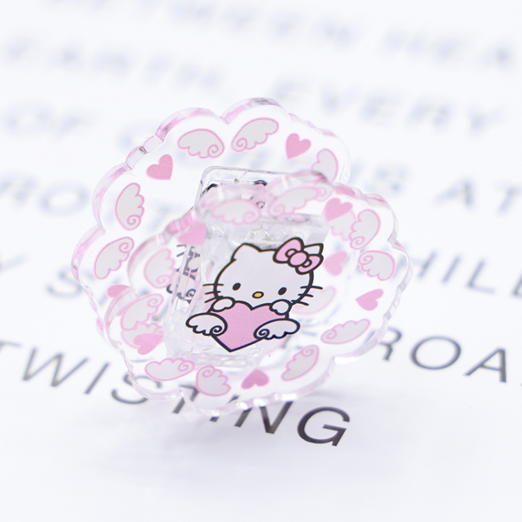 Hello Kitty Cartoon acrylic book clip creative multifunctional clip  price for 10 pcs F028