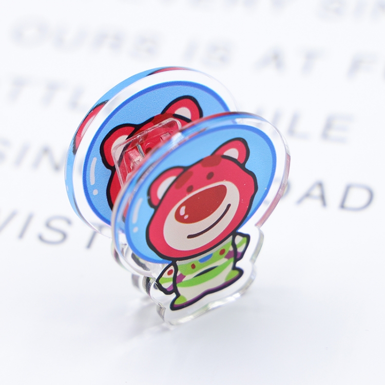 Lotso Cartoon acrylic book clip creative multifunctional clip  price for 10 pcs F078